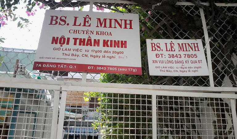 phòng khám bác sĩ lê minh chuyên khoa thần kinh