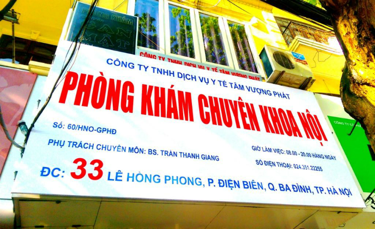 Phòng khám chuyên khoa nội có đội ngũ bác sĩ giàu kinh nghiệm, chuyên điều trị các bệnh lý về gan mật, tại Ba Đình, Hà Nội.