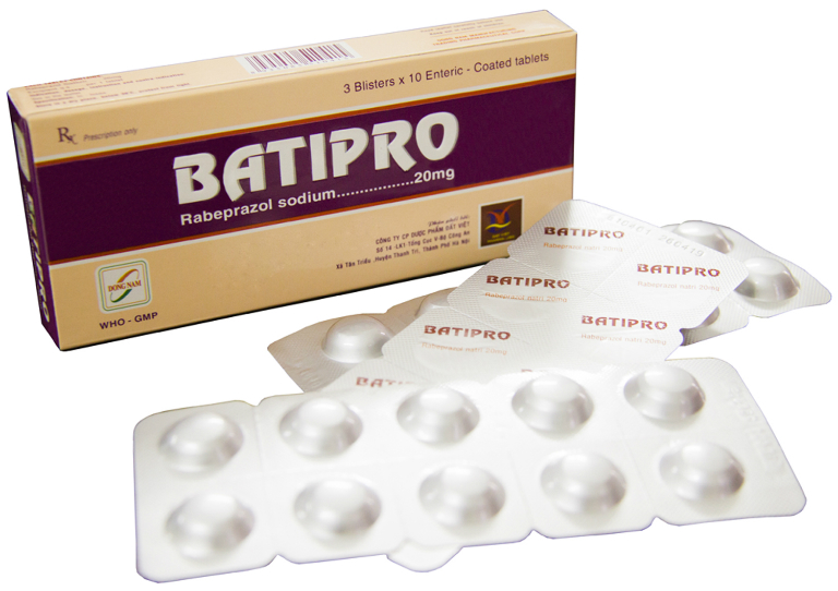 Thuốc chữa bệnh loét dạ dày, thực quản Batipro