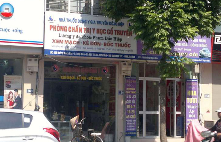 Phòng chẩn trị Y học cổ truyền lương y Phạm Đức Hiệp