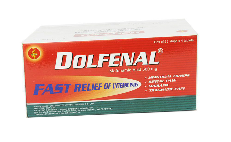 Thuốc Dolfenal có tác dụng giảm đau, hạ sốt.