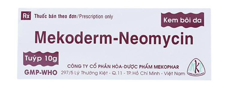 Thuốc Mekoderm - Neomycin là thuốc bôi ngoài da dùng để điều trị các bệnh da liễu như: chàm, vẩy nến, viêm da,...