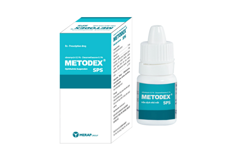 Thuốc nhỏ mắt Metodex SPS có tác dụng điều trị các bệnh ở mắt như viêm kết mạc, nhiễm khuẩn, viêm màng bồ đào,...