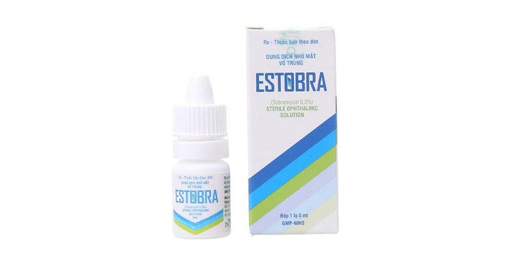 Thuốc nhỏ mắt Estobra do công ty Cổ phần Dược Khoa sản xuất. Thuốc có tác dụng điều trị các bệnh viêm nhiễm ở mắt.