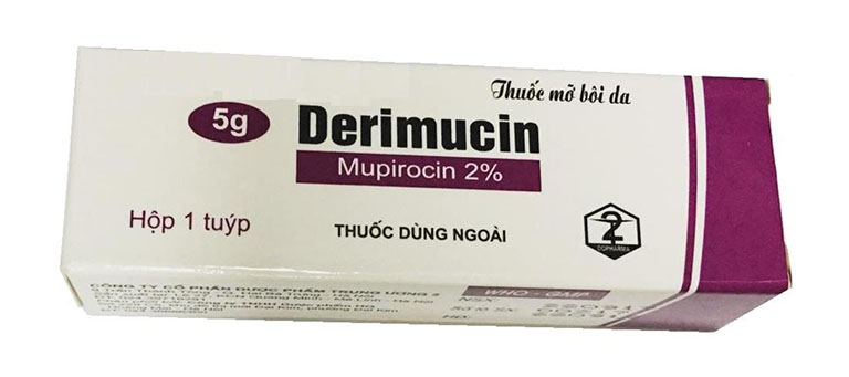 Kem mỡ bôi da Derimucin: Tác dụng, liều lượng và chống chỉ định