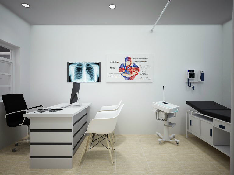 Phòng khám Thần kinh của bác sĩ Hùng có trang bị đầy đủ các thiết bị y tế chất lượng cao, hiện đại.