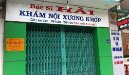 Phòng khám Nội xương khớp của bác sĩ Hải tọa lạc tại quận 4, Thành phố Hồ Chí Minh.