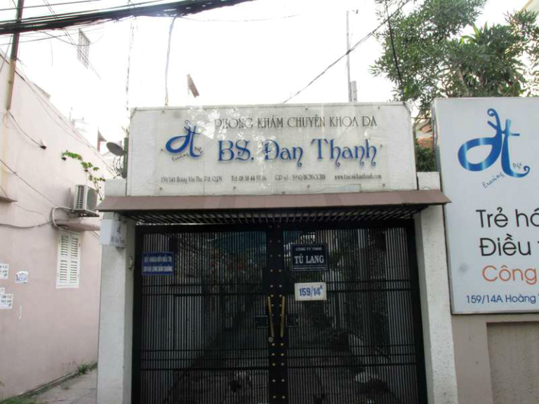 Phòng khám chuyên khoa Da liễu của bác sĩ Đan Thanh tọa lạc tại quận Phú Nhuận, Thành phố Hồ Chí Minh.
