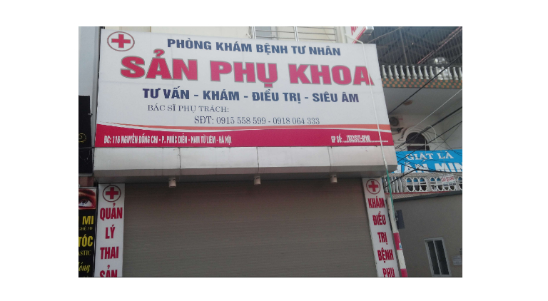 Phòng khám Sản phụ khoa ở Nam Từ Liêm, Hà Nội.