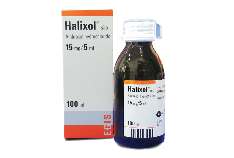 Thuốc Halixol được bào chế ở dạng viên nén và dạng dung dịch sirô.