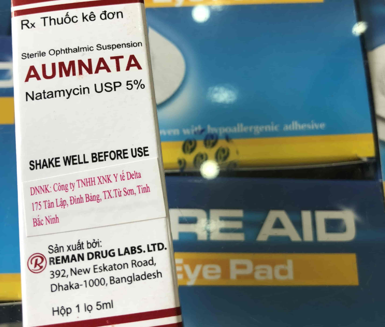 Thuốc Aumanta dùng cho mắt