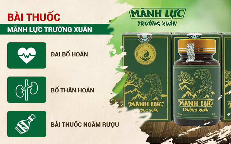 Mãnh lực Trường xuân là giải pháp hàng đầu cho quý ông Việt