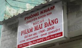 Phòng khám nhi bác sĩ Phạm Mai Đằng (Bệnh viện Nhi đồng 2) Quận Phú Nhuận, TP. HCM