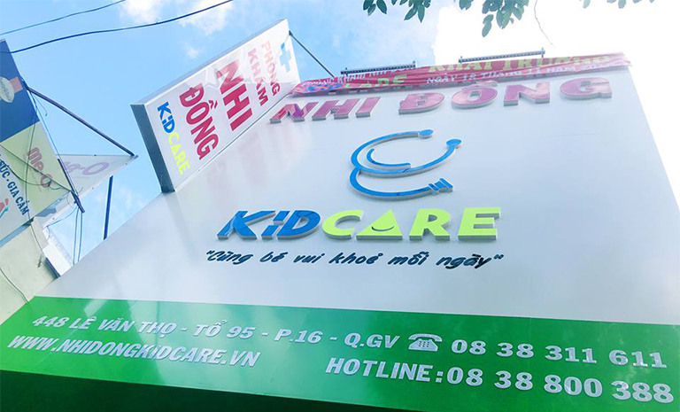 Phòng khám Nhi đồng Kid Care hiện có 3 chi nhánh tại TP.HCM