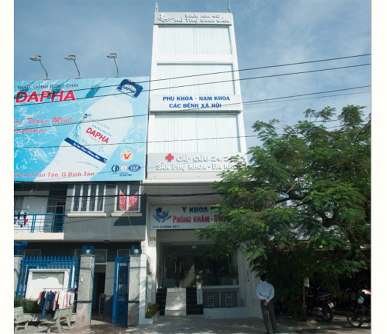 Phòng khám Bảo sanh - Y khoa Mỹ Anh tọa lạc tại quận Bình Tân, TP.HCM