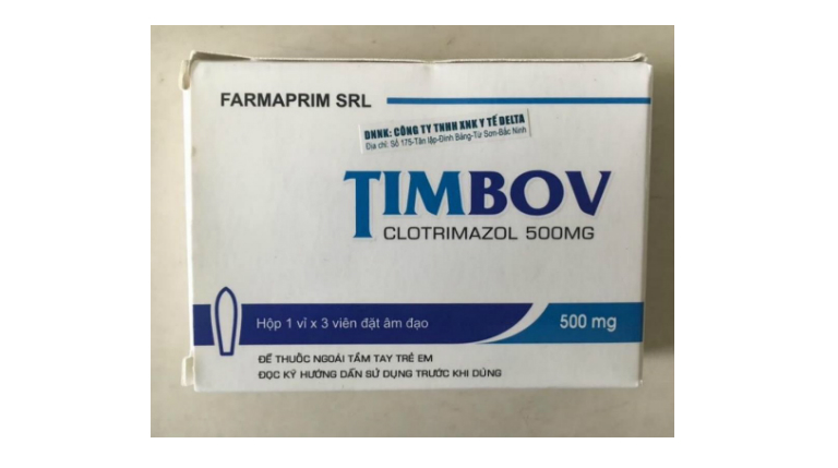 Thuốc Timbov dùng để đặt âm đạo, điều trị các bệnh viêm nhiễm, nấm phụ khoa.