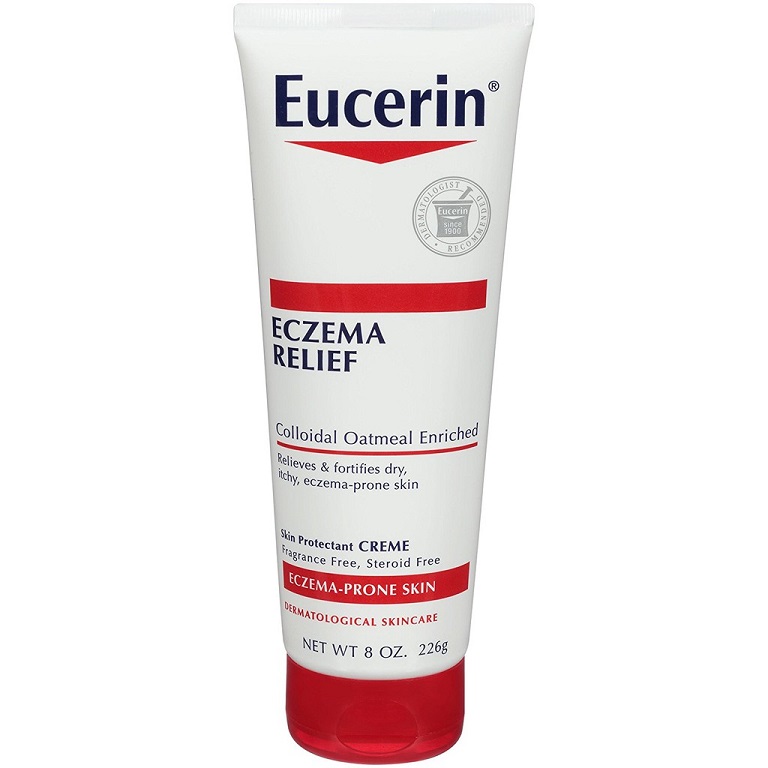 Kem Eucerin Eczema Relief được bác sĩ khuyến cáo sử dụng trị chàm sữa