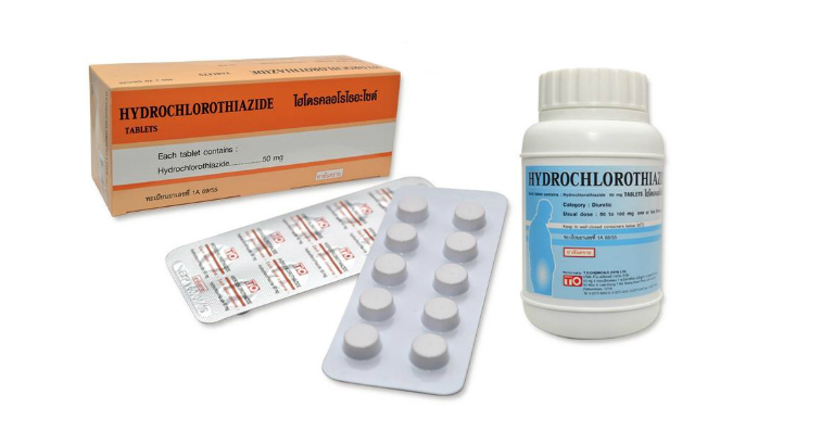 Thuốc Hydrochlorothiazid là thuốc lợi tiểu, dùng để trị chứng phù, tăng huyết áp,...