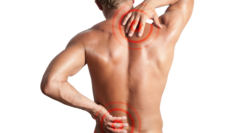 Người bị gai cột sống thường bị đau ở phần thắt lưng, vai, cổ, có khi đau dọc xuống hai chân,...
