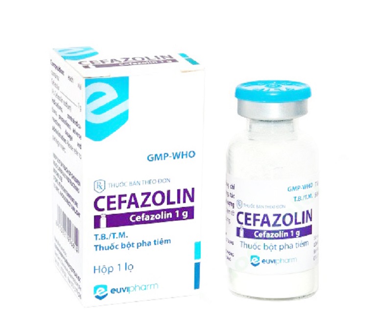 Thuốc Cefazolin dạng bột tiêm 1g