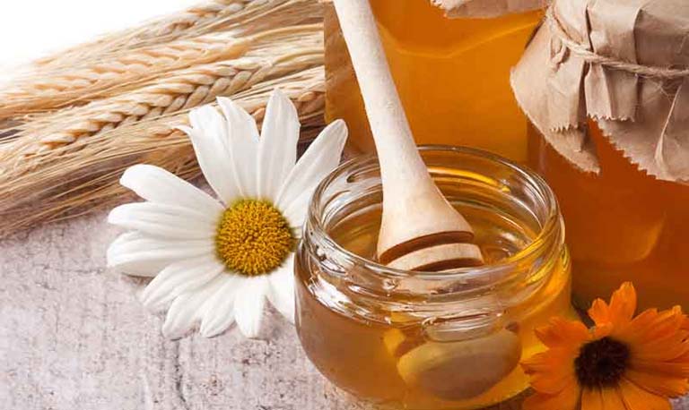 mật ong trị viêm da dầu