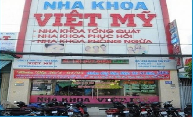 Nha khoa Việt Mỹ có trụ sở chính ở Quận 7, TP Hồ Chí Minh