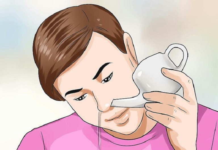 Nước muối loại bỏ chất nhầy ở mũi, cải thiện được triệu chứng nghẹt mũi