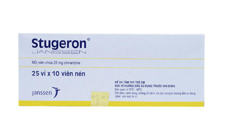 Thuốc Stugeron là thuốc dùng để điều trị một số bệnh hướng tâm thần như: mất trí nhớ, đau nửa đầu, thiếu tập trung, Raynaud,...