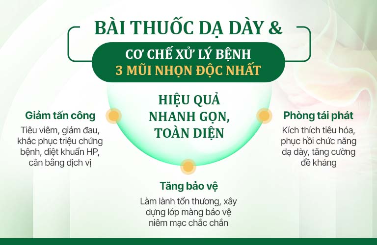 Cơ chế xử lý bệnh dạ dày của Sơ can Bình vị tán