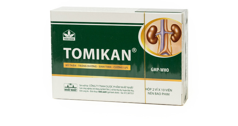 Thuốc Tomika là thuốc bổ thận tráng dương, giúp nam giới tăng cường sinh lực.