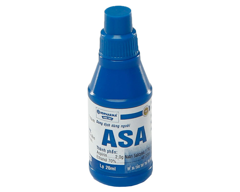 Dung dịch ASA là một trong những loại thuốc được dùng để trị lang ben 