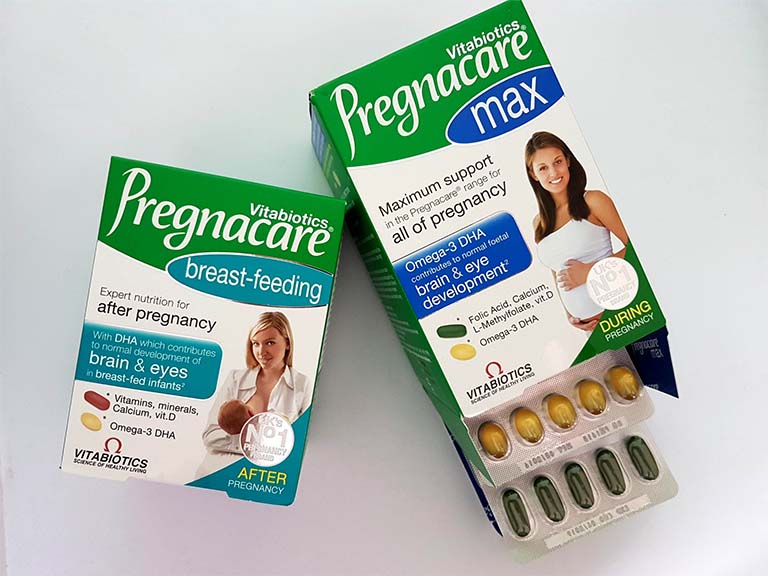Sản phẩm Pregnacare - một sản phẩm của hãng Pregnacare thuộc công ty Vitabiotics đến từ Anh Quốc