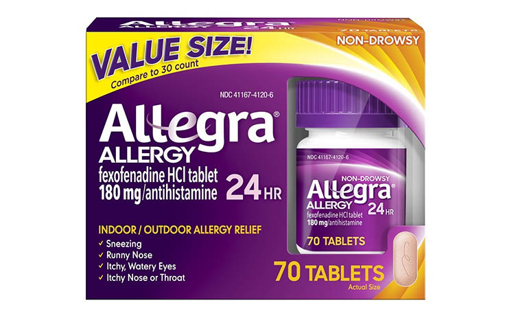 Thuốc Allegra là thuốc kháng histamin với thành phần hoạt chất chính là Fexofenadine