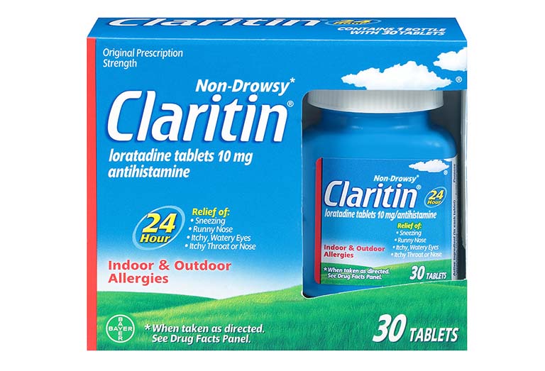 Thành phần hoạt chất Loratadine có trong thuốc Claritin có tác dụng kiềm hãm sự hoạt động của Histamin
