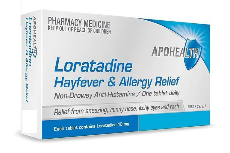 Loratadine chữa dị ứng nhộng