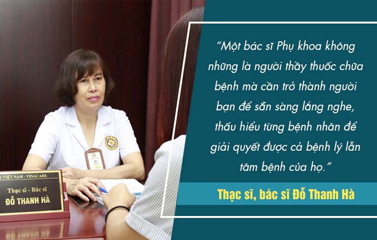 Thạc sĩ, bác sĩ Đỗ Thanh Hà là người thấu hiểu, đồng cảm cùng nỗi đau của chị em