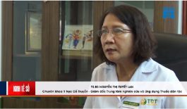 Thạc sĩ, bác sĩ Nguyễn Thị Tuyết Lan trong chương trình Kinh tế số - Góc nhìn người tiêu dùng VTC2