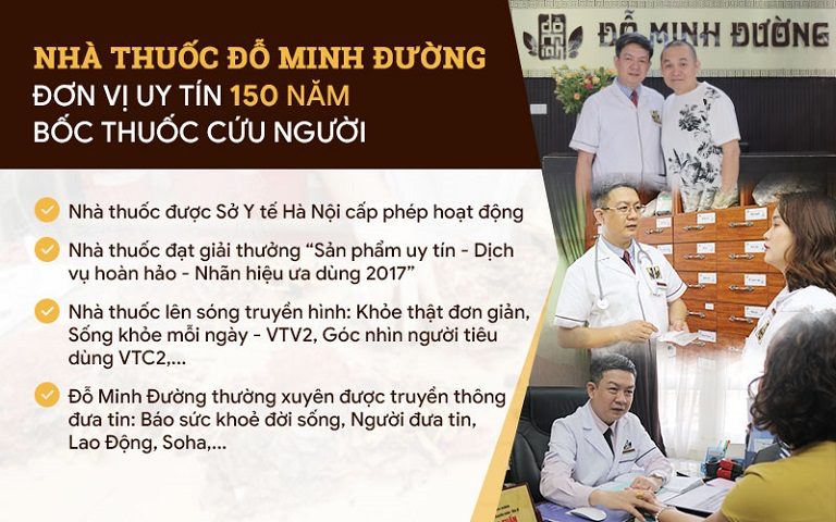 Nhà thuốc Đỗ Minh Đường đã có truyền thống 150 năm khám, chữa bệnh bằng YHCT