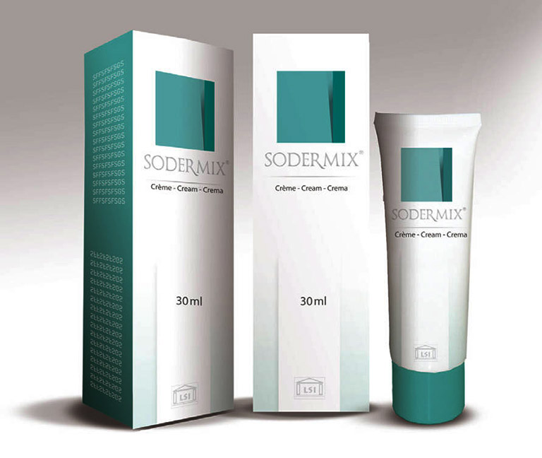 Thuốc bôi Sodermix Cream của Pháp được bày bán nhiều tại các hiệu thuốc và trang thương mại điện tử