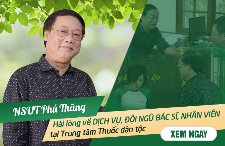 Nghệ sĩ Phú Thăng hài lòng với dịch vụ thăm khám chữa bệnh thoát vị đĩa đệm tại Trung tâm Thuốc dân tộc