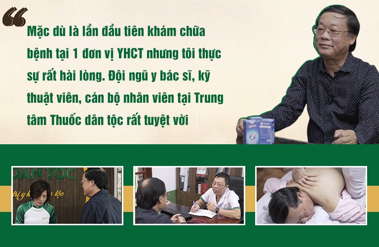 Nghệ sĩ Phú Thăng khen ngợi đội ngũ nhân viên, y bác sĩ tại Trung tâm Thuốc dân tộc