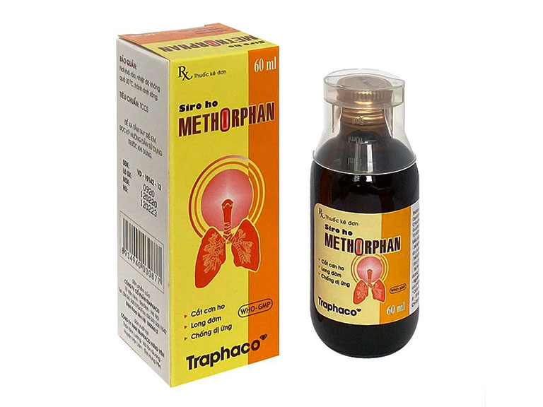 Siro ho Methorphan có tác dụng kiểm soát cơn ho, hỗ trợ loãng đờm và chống dị ứng