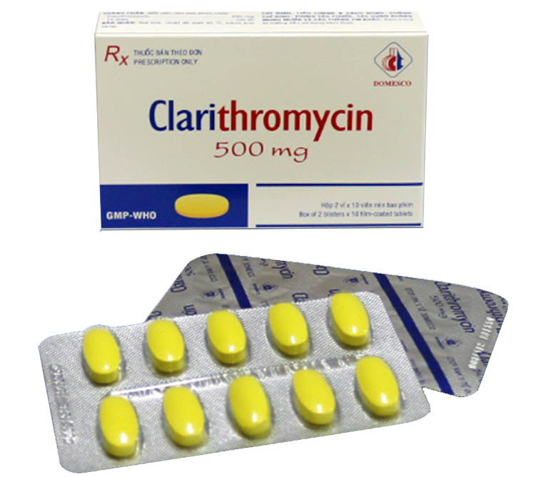 Thuốc kháng sinh điều trị ho Clarithromycin