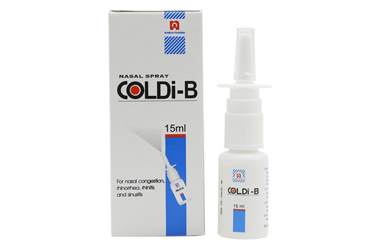 thuốc xịt mũi trị viêm xoang Coldi-B