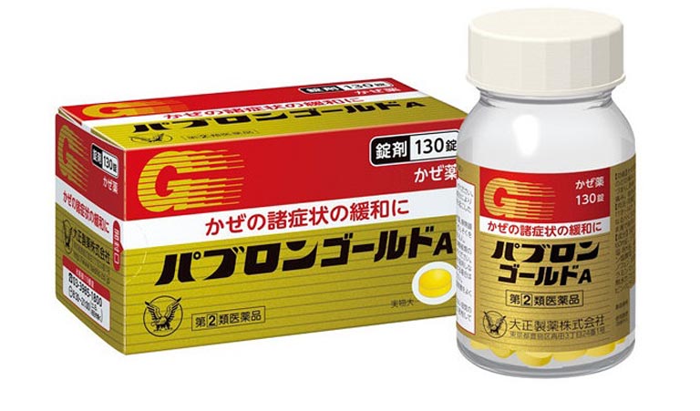 Thuốc cảm cúm của Nhật Taisho Pabron Gold A