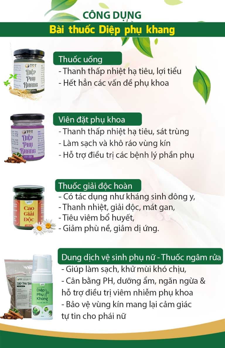 Công dụng vượt trội của các chế phẩm