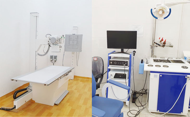 Kết hợp xét nghiệm, khám bệnh bằng máy móc hiện đại tại các bệnh viện lớn trong hệ thống