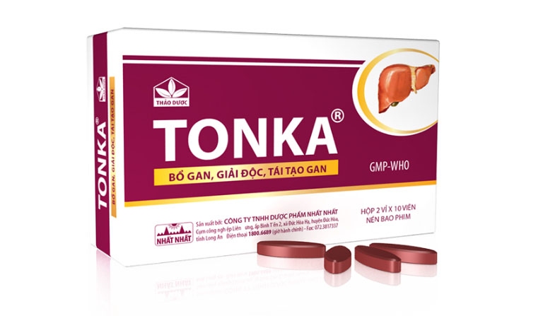 Thuốc uống chữa gan nhiễm mỡ Tonka