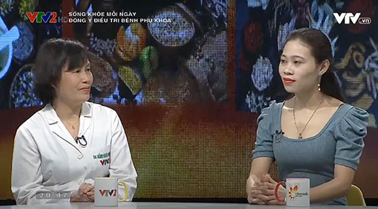 BS Thanh Hà trên sóng truyền hình tư vấn giải pháp điều trị phụ khoa