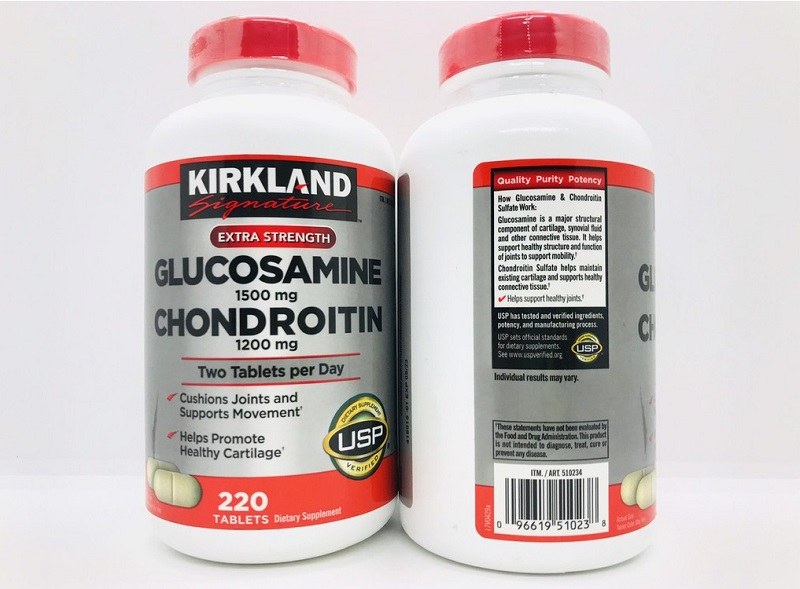 Viên bổ khớp Glucosamine Chondroitin Kirkland